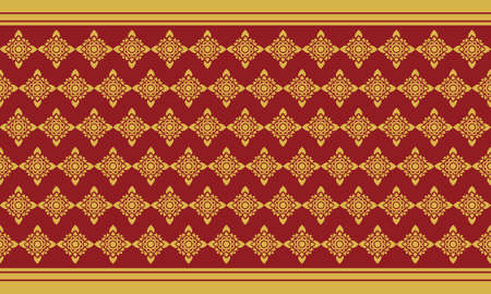 Abstract ethnic pattern. Design fabric seamless background and texture.のイラスト素材