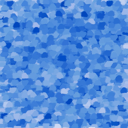 abstract illustration of blue water painting a shapeless pattern on a white background with textures.の写真素材