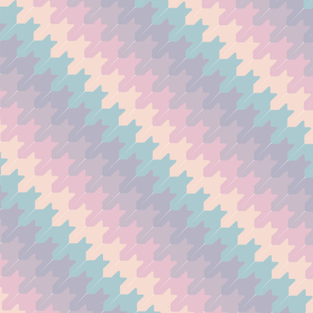 Seamless texture and a traditional fabric pattern in oblique pastel colors.のイラスト素材