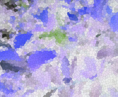 Abstract Blue and Purple Mosaic Background with Modern Decorative Patternの写真素材