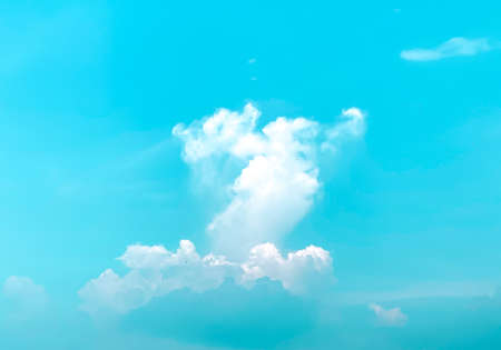 abstract cloudy background, beautiful natural streaks of sky and clouds, beautiful natural landscapeの写真素材