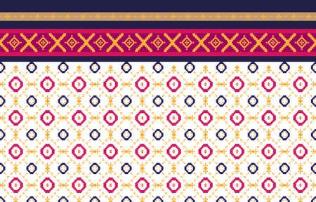 Abstract geometric and tribal patterns, usage design local fabric patterns, Design inspired by...