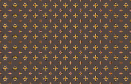 Abstract geometric and tribal patterns, usage design local fabric patterns, Design inspired by indigenous tribes. Seamless geometric Vector illustrationのイラスト素材