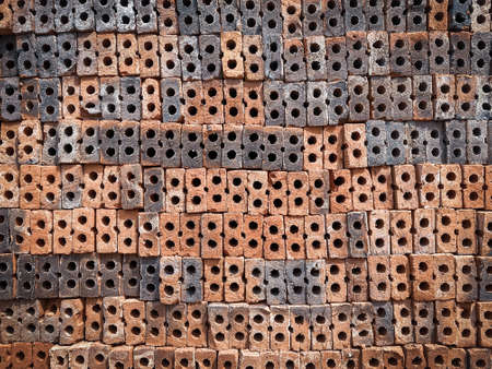brick wall texture,an assortment of old  bricks in construction,backgroundの写真素材