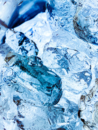 The ice cube shape has been adjusted to add color,It will help refresh and make you feel good.の写真素材