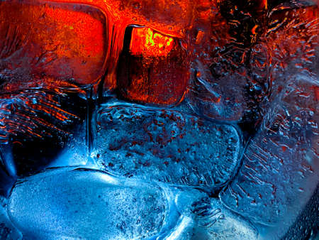 The ice cube shape has been adjusted to add color,It will help refresh and make you feel good.の写真素材