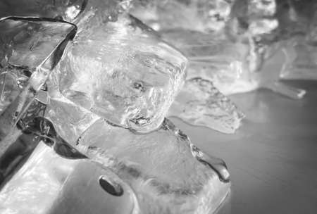 The ice cube shape has been adjusted to add color,It will help refresh and make you feel good. Ice backgroundの写真素材