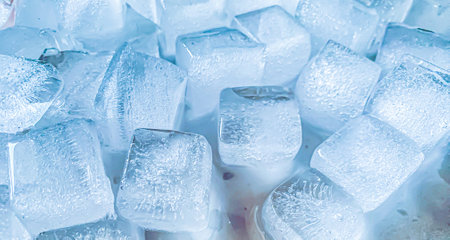 Ice cubes background, ice cube texture or background It makes me feel fresh and feel good, In the...