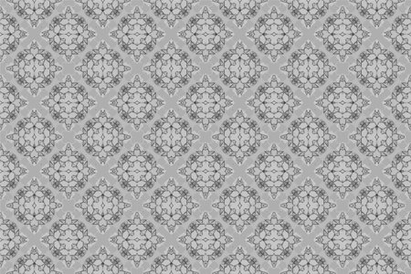 Abstract seamless pattern, seamless wallpaper, seamless background designed for use for interior, wallpaper, fabric, curtain, carpet, clothing, Batik, satin, backgroundの写真素材