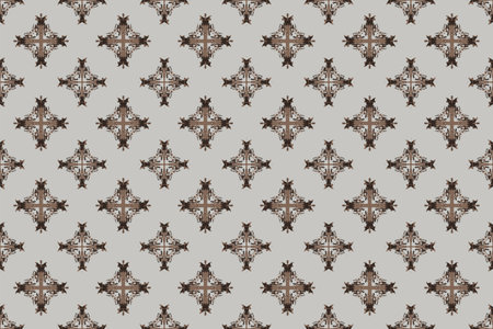 Abstract seamless pattern, seamless wallpaper, seamless background designed for use for interior, wallpaper, fabric, curtain, carpet, clothing, Batik, satin, backgroundのイラスト素材