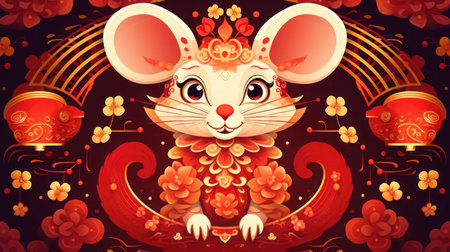 foral black bokeh background. background illustration. generative aiの素材