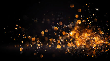 Colorful firework on colorful bokeh background. background illustration. generative aiの素材
