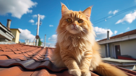 Portrait cat,cat is a cute cat and a funny,good-humored.They look cute and are good pets,easy to raise as pets.It is a playful,affectionate pet and is a favorite of the caregivers.の素材