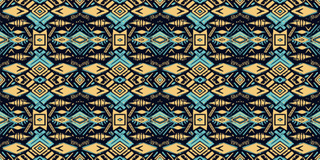 Abstract seamless pattern, seamless wallpaper, seamless background designed for use for interior, wallpaper, fabric, curtain, carpet, clothing, Batik, satin, backgroundのイラスト素材