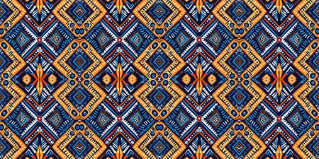 Abstract seamless pattern, seamless wallpaper, seamless background designed for use for interior, wallpaper, fabric, curtain, carpet, clothing, Batik, satin, backgroundのイラスト素材