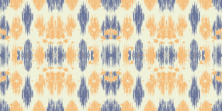 Seamless batik pattern,Seamless tribal batik pattern,and Seamless colorful pattern resemble ethnic boho, Aztec,and ikat styles.designed for use in fabric,curtain,carpet,Batikのイラスト素材