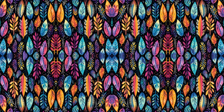 Seamless batik pattern,Seamless tribal batik pattern,and Seamless colorful pattern resemble ethnic boho, Aztec,and ikat styles.designed for use in fabric,curtain,carpet,Batikのイラスト素材