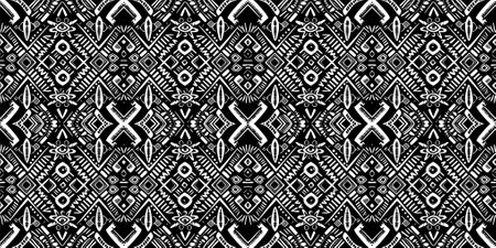 Seamless batik pattern,Seamless tribal batik pattern,and Seamless colorful pattern resemble ethnic boho, Aztec,and ikat styles.designed for use in fabric,curtain,carpet,Batikのイラスト素材