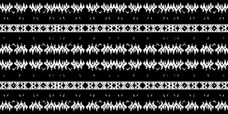 Seamless batik pattern,Seamless tribal batik pattern,and Seamless colorful pattern resemble ethnic boho, Aztec,and ikat styles.designed for use in fabric,curtain,carpet,Batikのイラスト素材