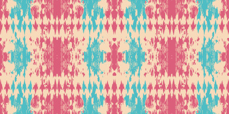 Seamless batik pattern,Seamless tribal batik pattern,and Seamless colorful pattern resemble ethnic boho, Aztec,and ikat styles.designed for use in fabric,curtain,carpet,Batikのイラスト素材