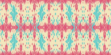 Seamless batik pattern,Seamless tribal batik pattern,and Seamless colorful pattern resemble ethnic boho, Aztec,and ikat styles.designed for use in fabric,curtain,carpet,Batikのイラスト素材