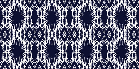 Seamless batik pattern,Seamless tribal batik pattern,and Seamless colorful pattern resemble ethnic boho, Aztec,and ikat styles.designed for use in fabric,curtain,carpet,Batikのイラスト素材