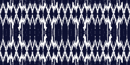 Seamless batik pattern,Seamless tribal batik pattern,and Seamless colorful pattern resemble ethnic boho, Aztec,and ikat styles.designed for use in fabric,curtain,carpet,Batikのイラスト素材