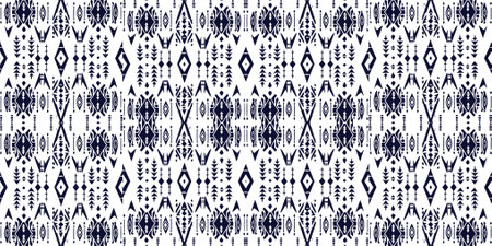 Seamless batik pattern,Seamless tribal batik pattern,and Seamless colorful pattern resemble ethnic boho, Aztec,and ikat styles.designed for use in fabric,curtain,carpet,Batikのイラスト素材