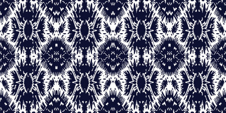 Seamless batik pattern,Seamless tribal batik pattern,and Seamless colorful pattern resemble ethnic boho, Aztec,and ikat styles.designed for use in fabric,curtain,carpet,Batikのイラスト素材