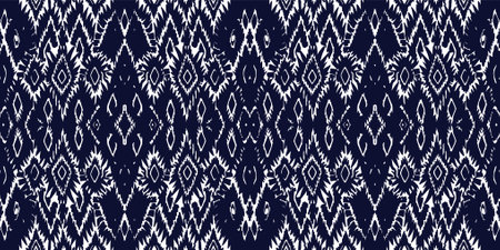 Seamless batik pattern,Seamless tribal batik pattern,and Seamless colorful pattern resemble ethnic boho, Aztec,and ikat styles.designed for use in fabric,curtain,carpet,Batikのイラスト素材