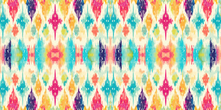 Seamless batik pattern,Seamless tribal batik pattern,and Seamless colorful pattern resemble ethnic boho, Aztec,and ikat styles.designed for use in fabric,curtain,carpet,Batikのイラスト素材