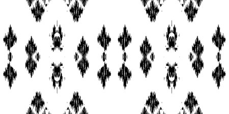 Seamless batik pattern,Seamless tribal batik pattern,and Seamless colorful pattern resemble ethnic boho, Aztec,and ikat styles.designed for use in fabric,curtain,carpet,Batikのイラスト素材