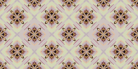 Seamless batik pattern,Seamless tribal batik pattern,and Seamless colorful pattern resemble ethnic boho, Aztec,and ikat styles.designed for use in fabric,curtain,carpet,Batikのイラスト素材