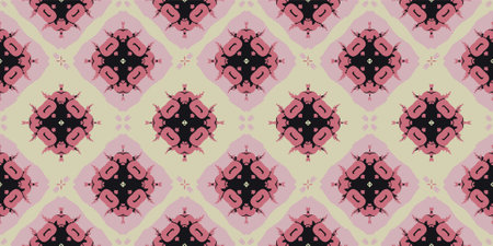 Seamless batik pattern,Seamless tribal batik pattern,and Seamless colorful pattern resemble ethnic...