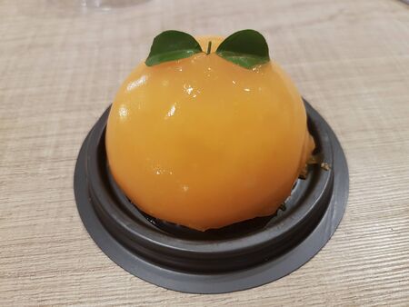 Orange cakeの写真素材