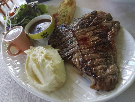 T-bone steakの写真素材