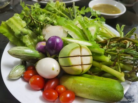 Mixed fresh vegetablesの写真素材