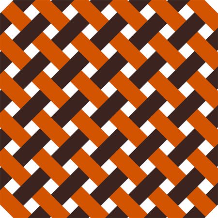 Seamless Pattern intertwined color stringsのイラスト素材