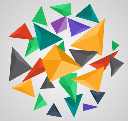 Abstrak Triangle Lowpoly Background