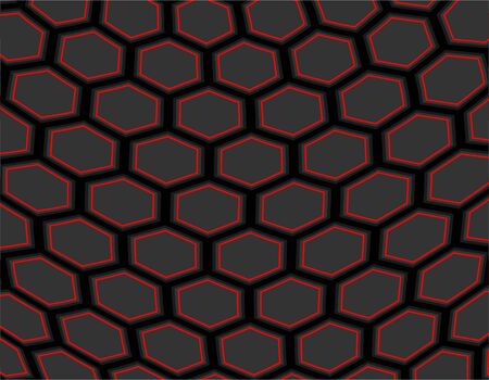 Futuristic Honeycomb Abstract Backgroundのイラスト素材