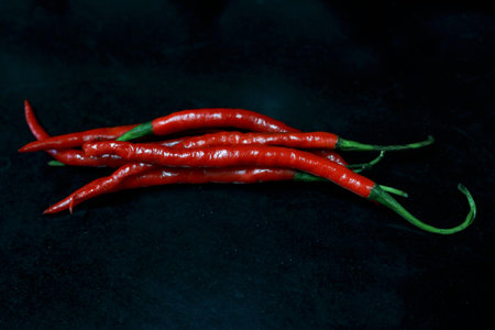 Photo of red chilies, this seasoning is a spice to give a spicy taste to dishes and food