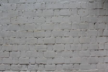 Blank white brick wall texture.の写真素材