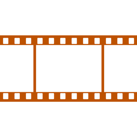 Film Strip Frame Retro Photography and Cinema Frame Vectorのイラスト素材