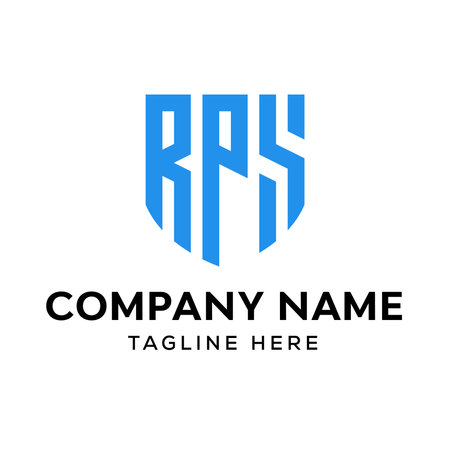 RPS Letter Business Logo Designのイラスト素材
