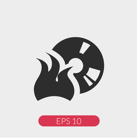 CD vector iconのイラスト素材