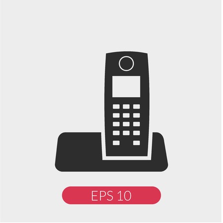Phone vector iconのイラスト素材