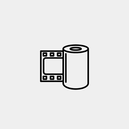 film strip icon vector designのイラスト素材