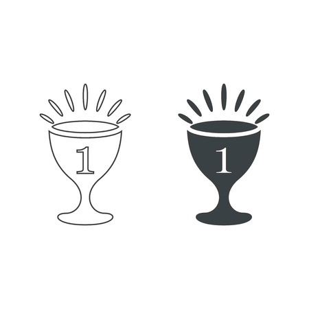 Trophy Vector Iconのイラスト素材