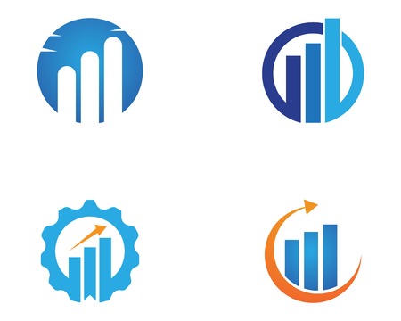 Business Finance professional logo template vector iconのイラスト素材