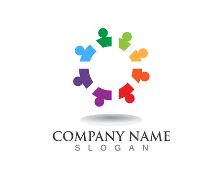 people care success health logoのイラスト素材